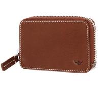 Golden Head Bari RFID Protect Zipped Key Case Cognac