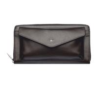Golden Head Valencia Geldbörse RFID Schutz Leder 20 cm bronze (283058-2) schwarz