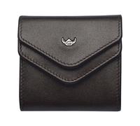 Golden Head Valencia Geldbörse RFID Schutz Leder 7.5 cm schwarz