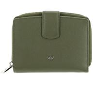 Golden Head Valencia Geldbörse RFID Schutz Leder 12 cm fango (143858-4) gruen