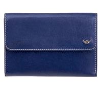 Golden Head Venezia Ladies Purse Wallet Outside Zipped Compartment Blue