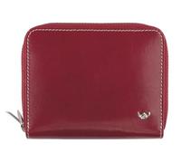 Golden Head Venezia Zipped Billfold Coin Wallet Sectioned Coin Pocket with Zipper Red