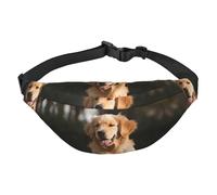 Golden Retriever Gürteltasche für Männer und Frauen, modische Hüfttasche überall, Crossbody-Tasche, Geldbörse, Hüfttasche mit verstellbarem Riemen, wasserdichte Brusttasche für Reisen, Wandern, Sport,