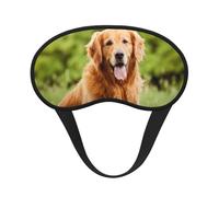 Golden Retriever Hund,Vollständige Augenabdeckungen, lichtundurchlässige Schlafmasken, Verdunkelungs-Augenschützer