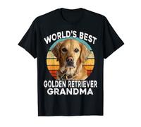 Golden Retriever Oma Lustige Welt Beste Retriever Oma T-Shirt