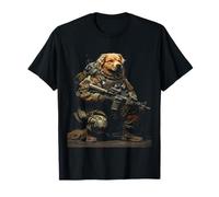 Golden Retriever taktisch T-Shirt