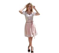 Golden Trachten Entari Kleid Dirndl Damen 3 TLG., Midi für Oktoberfest, mit Schürze und Bluse, 502GT (44)