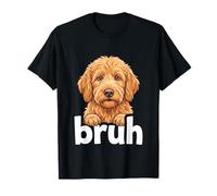 Goldendoodle Brush Lustiges Meme für Hundeliebhaber, Flauschiges Kunst-T-Shirt T-Shirt