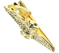 Goldene Krawattenklammer für Herren, Eulen Design, Legierung