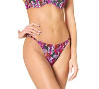 goldenpoint Bikini Damen Badeanzug Brazilian Niedriger Schnitt Fancy Daisy, Farbe Mehrfarbig, Größe S