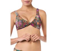 goldenpoint Bikini für Damen Badeanzug Bustier-BH mit Überkreuzung Souk-Serie, Mehrfarbig, Größe 75