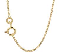 Goldkette Ankerkette rund edle Halskette massiv 333-8 Karat Gold, Länge:50 cm, Kette_Breite:1.4 mm