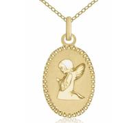 Goldkette FIRETTI "Schmuck Geschenk Gold 333 Halskette Engel", gelb (gelbgold, 333), Halsketten, Damen, Gelbgold 333, L: 45 B: 1,1mm, Goldkette, B:1,1mm (640091-0) gelbgold, 333