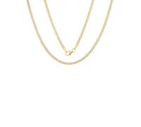 Goldkette FIRETTI "Schmuck Geschenk Gold 375 Halsschmuck Halskette Goldkette Tigerauge" Gr. 50, gold (gelbgoldfarben), Halsketten, Damen, 50, Gelbgold 375, B: 2,5mm, Goldkette, B:2,5mm (57819533-50) g