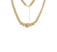 Goldkette FIRETTI "Schmuck Geschenk Gold 585, Rosenkette, ca. 14,5 breit", gold (gelbgoldfarben), Halsketten, Damen, Gelbgold 585, L: 47 B: 14,5mm, Goldkette, B:14,5mm (81154410-0) gelbgoldfarben