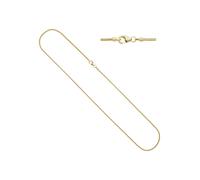 Goldkette JOBO, gelb (gelbgold 585), Halsketten, Damen, Gelbgold 585, L: 42, Goldkette, Schlangenkette 585 Gold 42 cm 1,4 mm (27080042-0) gelbgold 585