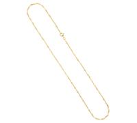 Goldkette JOBO, gelb (gelbgold 585), Halsketten, Damen, Gelbgold 585, L: 50, Goldkette, Singapurkette 585 Gold 50 cm 1,8 mm (38564207-0) gelbgold 585