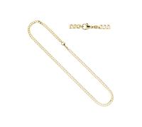 Goldkette JOBO, gold (gelbgold 333), Halsketten, Damen, Gelbgold 333, L: 50, Goldkette, Panzerkette 333 Gold 50 cm (41204836-0) gelbgold 333