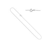 Goldkette JOBO, weiß (weißgold 333), Halsketten, Damen, Weißgold 333, L: 42, Goldkette, Panzerkette 333 Weißgold 42 cm 1,3 mm (73961226-0) weißgold 333