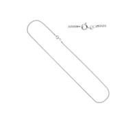 Goldkette JOBO, weiß (weißgold 333), Halsketten, Damen, Weißgold 333, L: 45, Goldkette, Panzerkette 333 Weißgold 45 cm 2,1 mm (98605104-0) weißgold 333