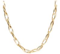 Goldkette LUIGI MERANO "Doppelankerkette, Gold 585", gold, Halsketten, Damen, 45cm, Gelbgold 585, Goldkette, Topseller (67525929-0) gold