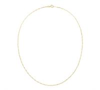 Goldkette LUIGI MERANO "fantasieförmig mit diamantierten Gliedern, Gold 375", gold, Halsketten, Damen, 45cm, Gelbgold 375, Goldkette (58362548-0) gold