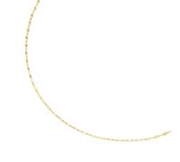 Goldkette LUIGI MERANO "fantasieförmig mit diamantierten Gliedern, Gold 375" Gr. 50, gold, Halsketten, Damen, 50cm, Gelbgold 375, Goldkette (71135752-50) gold