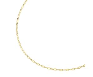 Goldkette LUIGI MERANO "fantasieförmig mit diamantierten Gliedern, Gold 375" Gr. 50, gold, Halsketten, Damen, 50cm, Gelbgold 375, Goldkette (95277435-50) gold