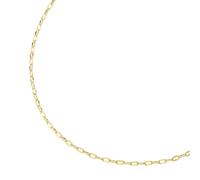 Goldkette LUIGI MERANO "fantasieförmig mit diamantierten Gliedern, Gold 375" Gr. 60, gold, Halsketten, Damen, 60cm, Gelbgold 375, Goldkette (95277435-60) gold