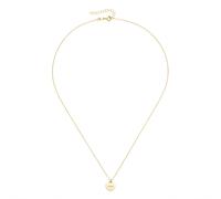 Goldkette LUIGI MERANO "mit Herz Love-Schrift, Gold 375", gold, Halsketten, Herren, 45cm, Gelbgold 375, Goldkette (34465421-0) gold
