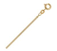 Goldkette ONE ELEMENT "Halskette Panzerkette aus 333 Gelbgold Ø 1,4 mm" Gr. 50, gold, Halsketten, Damen, 50, Gelbgold 333 Gold, Gelbgold 333, Gold, Goldkette, Klassisch & stilvoll - ein Begleiter für 