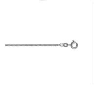 Goldkette ONE ELEMENT "Halskette Panzerkette aus 333 Weißgold Ø 1,4 mm" Gr. 45, silber, Halsketten, Damen, 45, Gold Weißgold 333, Gold, Weißgold 333, Goldkette, Klassisch & stilvoll - ein Begleiter fü