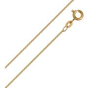 Goldkette ONE ELEMENT "Halskette Rundankerkette aus 333 Gelbgold Ø 1,1 mm" Gr. 36, gold, Halsketten, Damen, 36, Gelbgold 333 Gold, Gelbgold 333, Gold, Goldkette, Zurückhaltend & edel - passt zu elegan