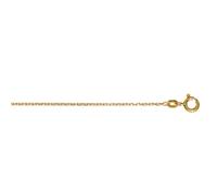 Goldkette ONE ELEMENT "Halskette Rundankerkette aus 333 Gelbgold Ø 1,3 mm" Gr. 40, gold, Halsketten, Damen, 40, Gelbgold 333 Gold, Gelbgold 333, Gold, Goldkette, Modern & klar - ein Stück für zeitlose