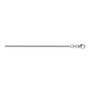 Goldkette ONE ELEMENT "Halskette Rundankerkette aus 333 Weißgold Ø 2 mm" Gr. 45, silber, Halsketten, Damen, 45, Gold Weißgold 333, Gold, Weißgold 333, Goldkette, Modern & klar - ein Stück für zeitlose