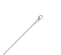 Goldkette ONE ELEMENT "Halskette Tonda rund Reif aus 333 Weißgold Ø 1 mm" Gr. 50, silber, Halsketten, Damen, 50, Gold Weißgold 333, Gold, Weißgold 333, Goldkette, Damen Gold Schmuck Tonda rund Reif (7