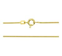 Goldkette OSTSEE-SCHMUCK "Ostsee-Schmuck Kette Schlange 1,0 mm Kette Schlange 1,0 mm" Gr. 42, gold (goldfarben), Halsketten, Damen, 42cm, Gelbgold 333, L: 42cm (25648639-42) goldfarben