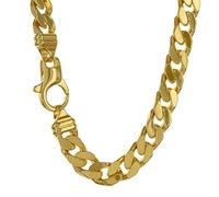 Goldkette Panzerkette Breite 7,0mm - 585-14 Karat Gold, Kettenlänge:60 cm Unisex