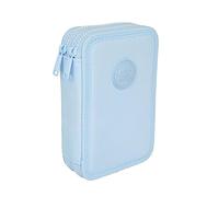Goldkids COOLPACK 2-fache Federtasche Federmappe Federmäppchen Pastel Powder Blue 34-teilig Schüleretui Stifte und Pinsel inkl. Aufgabenheft Federbox Etui Stiftetasche Schlamper-Etui Schul-Etui