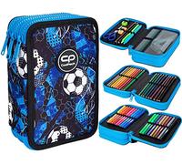 Goldkids COOLPACK XXL Federtasche Federmappe Federmäppchen 44-teilig gefüllte Schüleretui 3-stöckig 20 x 13,5 x 7 cm Jungen Mädchen Ink. Füller Patrone