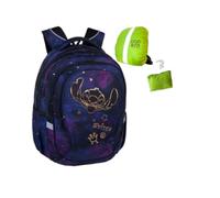 Goldkids - Rucksack Schulrucksack Teenager Kinderrucksack für Jungen und Mädchen Ranzen Tornister Schulltasche und Regenschutz - Stitch Motiv
