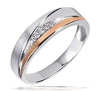 Goldmaid Damen-Ring 925 Sterling Silber Zirkonia weiß Gr.54 (17.2)