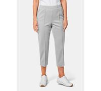 Goldner 7/8-Rippenhose Damen silber, 40