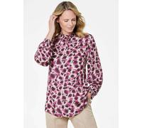 Goldner Bluse Damen aubergine, 52