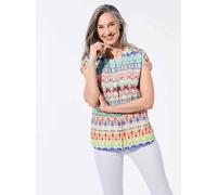 Goldner Bluse Damen mehrfarbig, 46