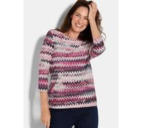 Goldner Blusenshirt Damen aubergine, 40