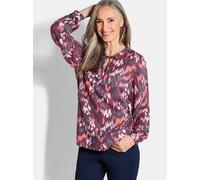 Goldner Blusenshirt Damen aubergine, 40