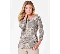 Goldner Blusenshirt Damen beige, 38