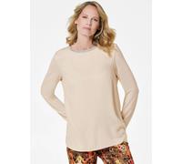 Goldner Blusenshirt Damen beige, 46
