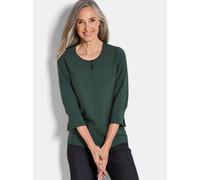 Goldner Blusenshirt Damen grün, 42